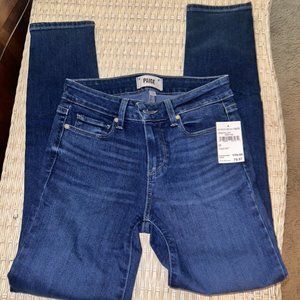 NWT Paige Denim Jeans Daphne Medium Wash High Rise Skinny 26